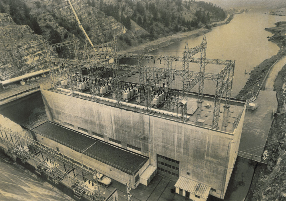 Canyon Ferry Dam's power plant